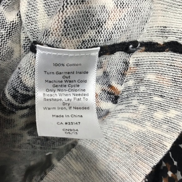 Talbots | Leopard Print Cardigan~XL - Picture 6 of 8